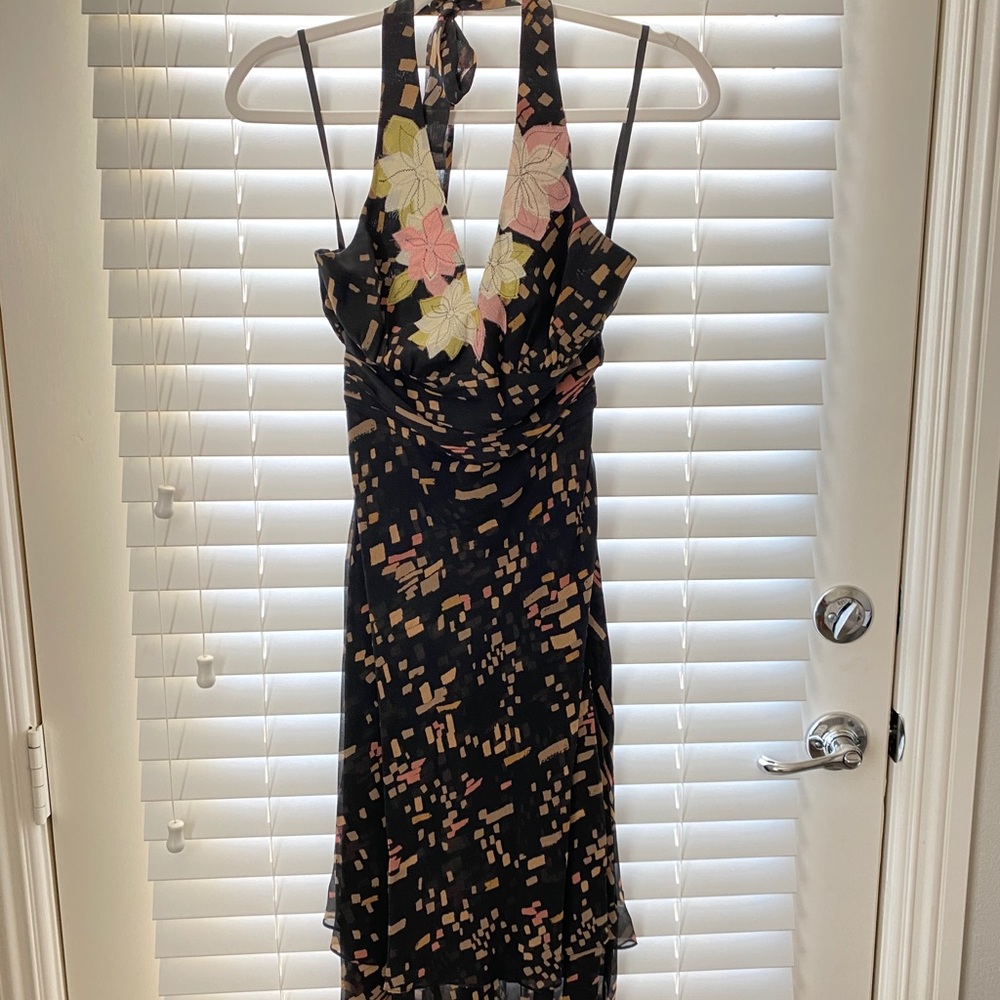 BCBG MAXAZRIA HALTER DRESS